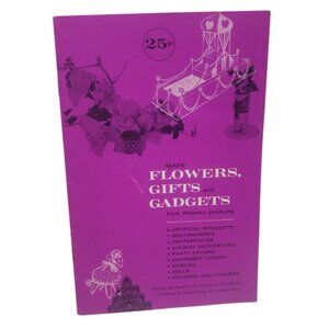 Kleenex Flowers Gifts and Gadgets Craft Booklet Vintage 1960s